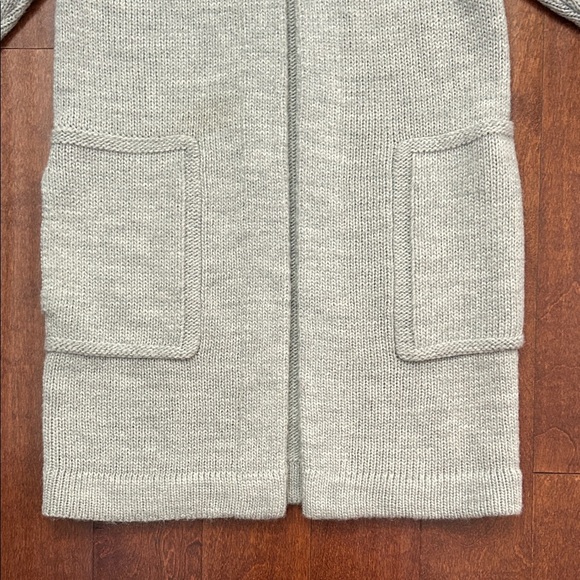 Banana Republic Wool Alpaca Blend Gray Women's Longline Cardigan, Size M - Picture 7 of 12